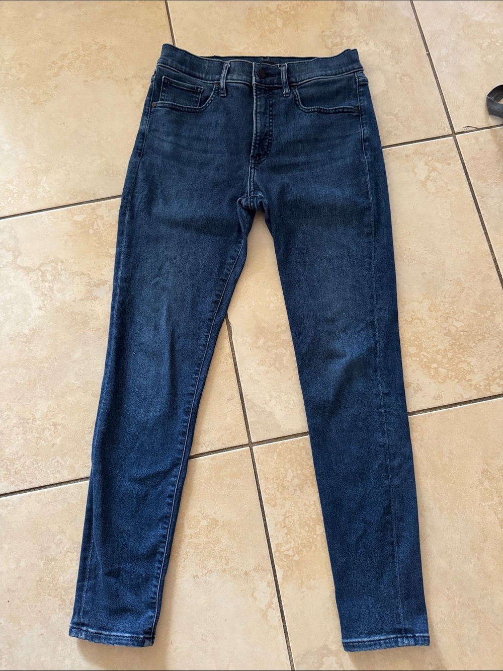 Express Women's Dark Blue Slim Fit Jeans